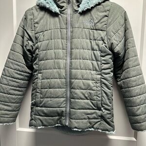 The North Face Kids Gray Puffer Jacket